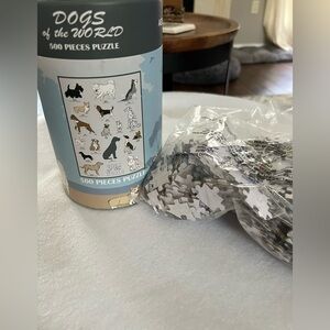 New Dogs of the World 500 piece puzzle. 19.7x13.8”. Pieces still sealed